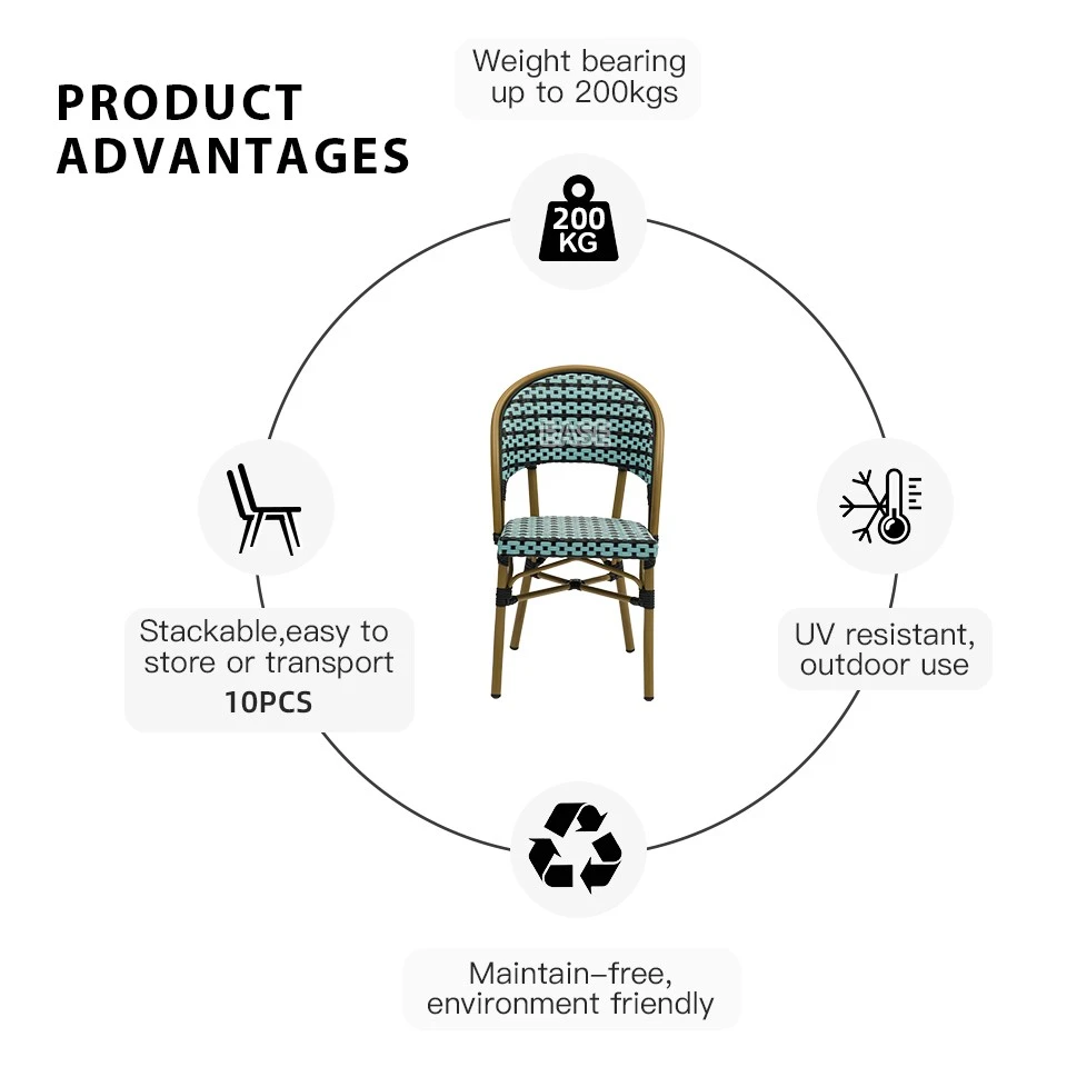 Garden Rattan Dining Chairs high quality